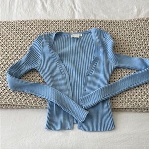 H&M blue cardigan XS